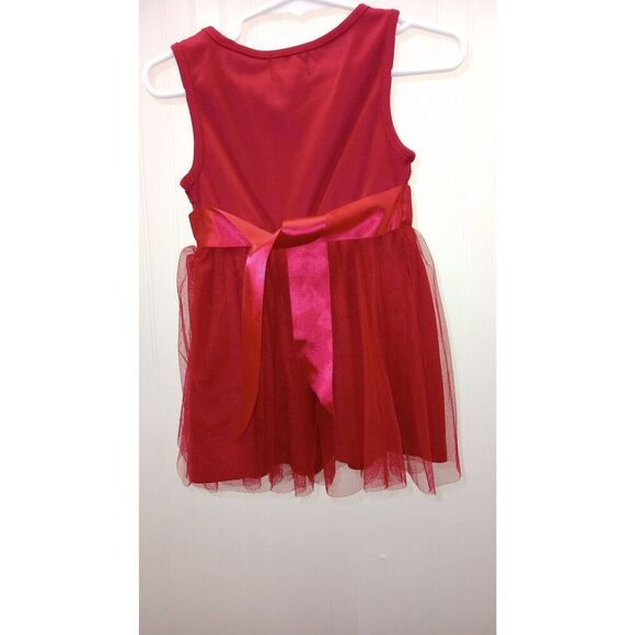Lily red tule and sequin dress size 2T - Picture 2 of 6